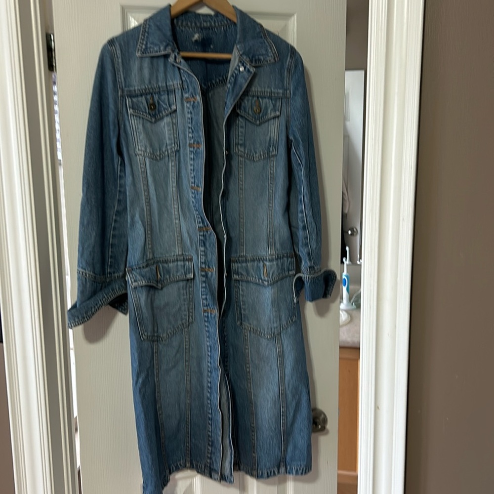 Jean jacket coat